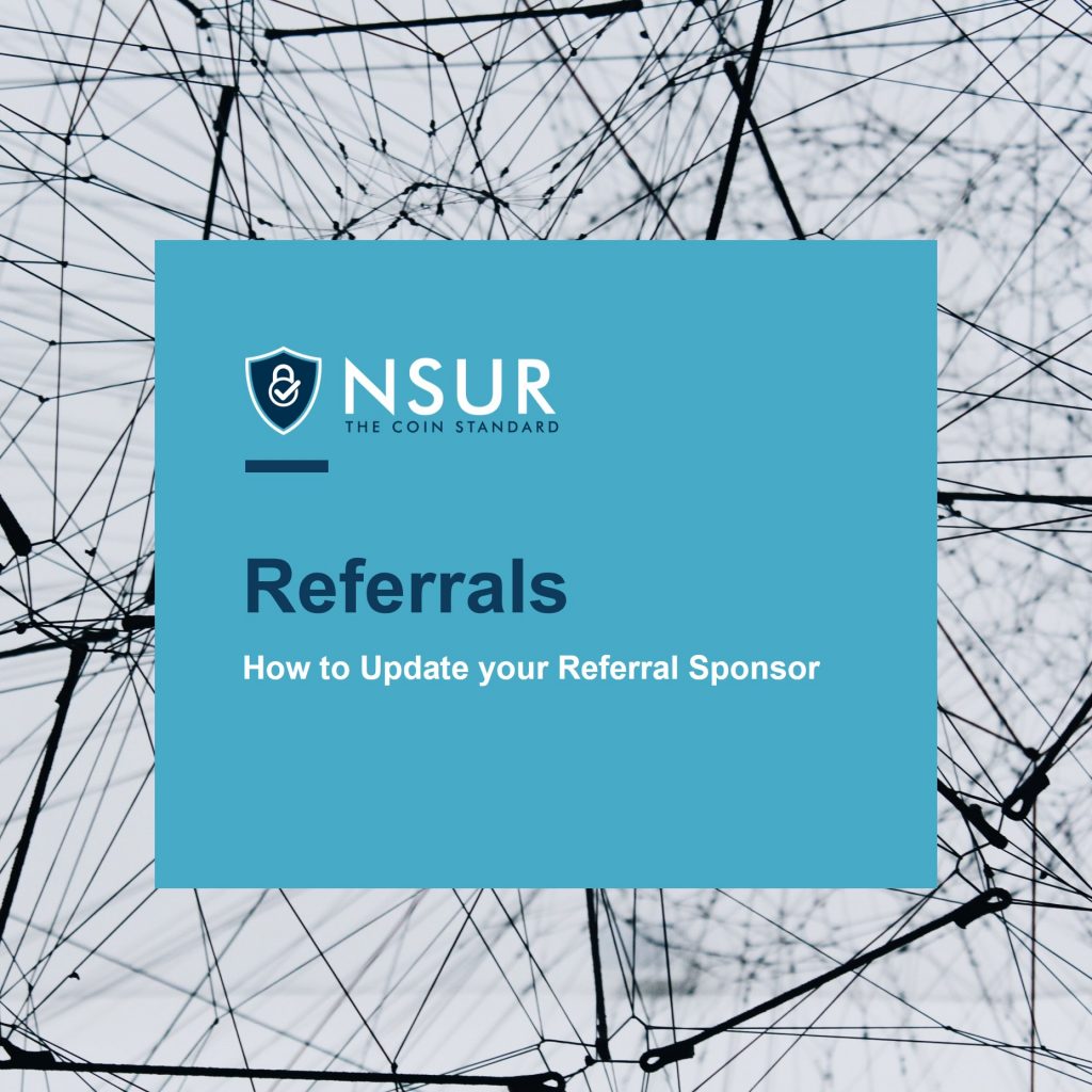 How To Update Your Referral Sponsor On NSUR & Get Noticed
