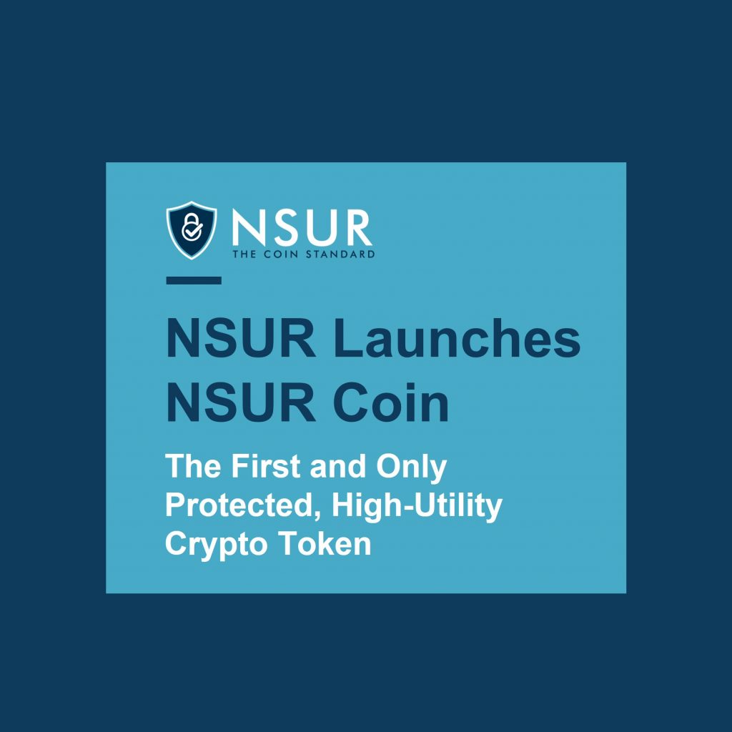NSUR, Inc. Launches NSUR Coin - The First and Only Deflationary, Utility