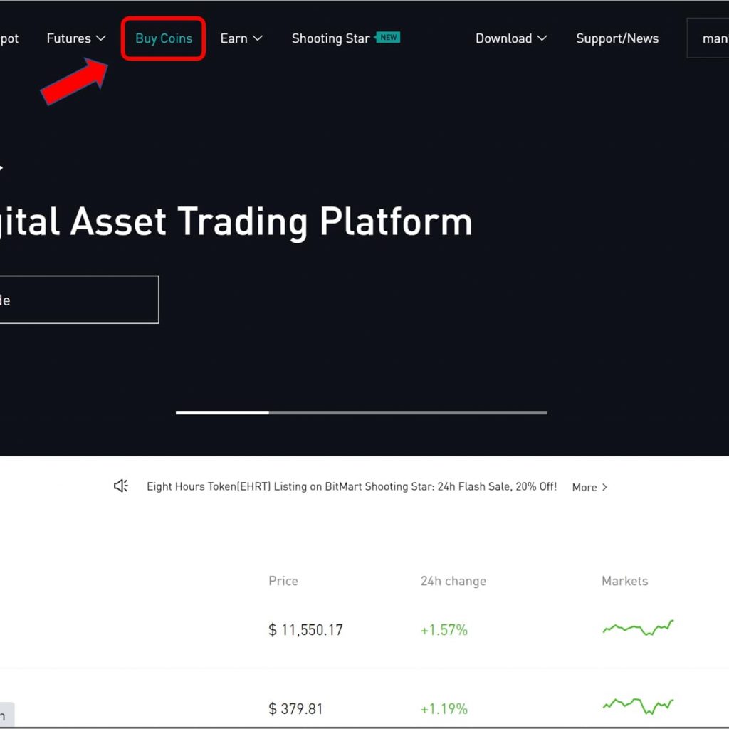 How To Buy NSUR Coin On BitMart Exchange