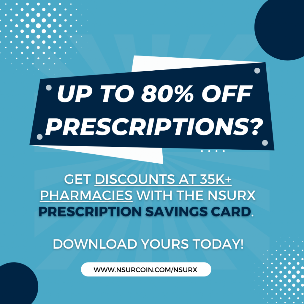 NSURx prescription savings card